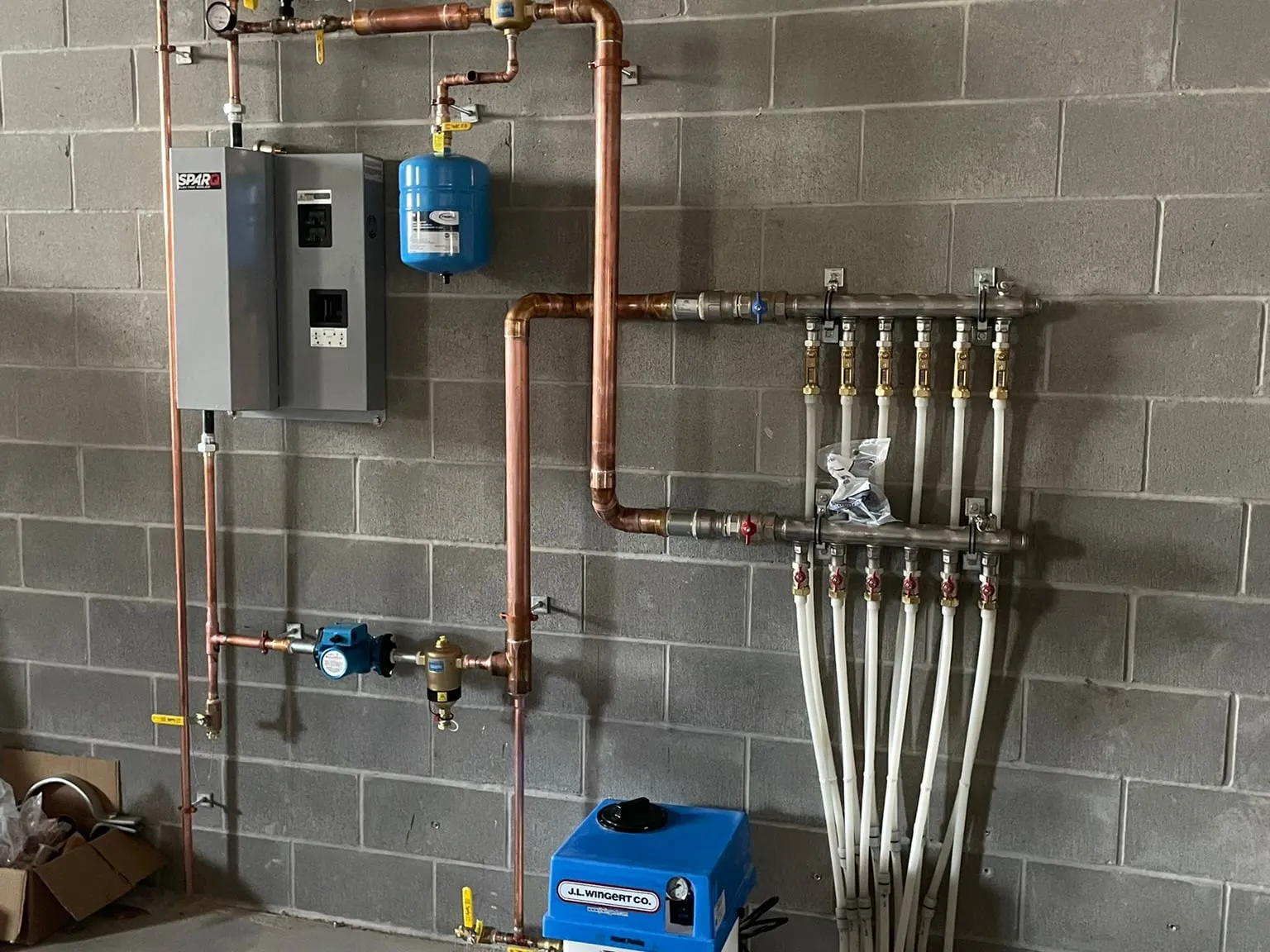 Mechanical Piping — Christopherson Mechanical commercial project